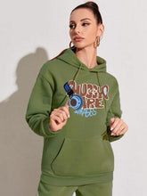 Serenity Olive Long Sleeve Baggy Hoodie